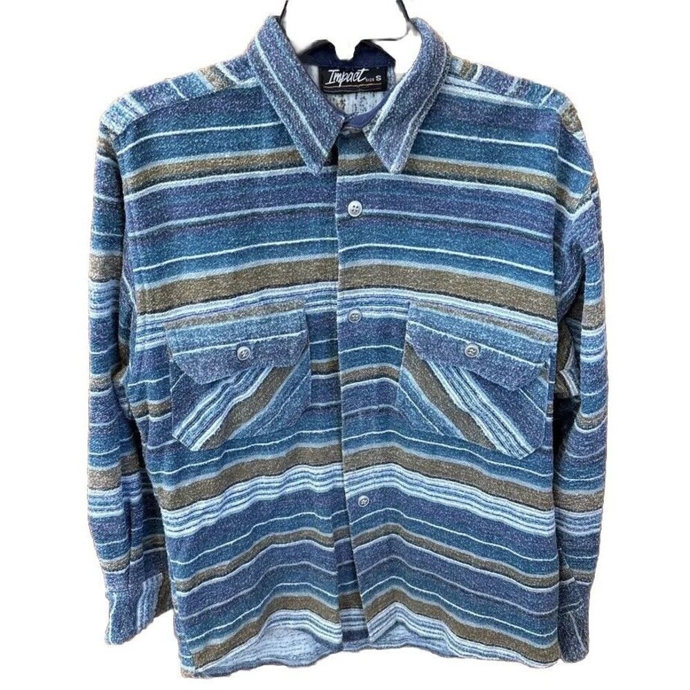 Impact Collection United By Blue Men Organic Flannel Button Down Shirt XL New
